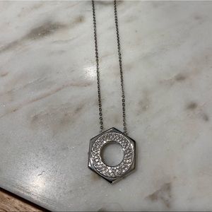 Swarovski reversible necklace